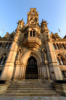 Entrance Town Hall Bradford UK