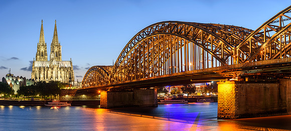 Cologn Cathedral Bridge Germany