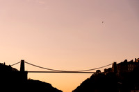 Silhoutte Clifton Bridge Bristol