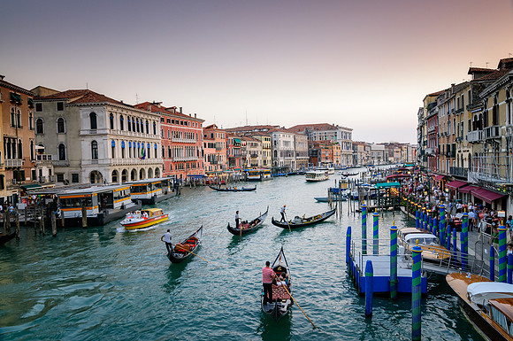Venice condolas ride,Italy