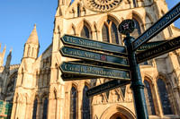 Sign post York England
