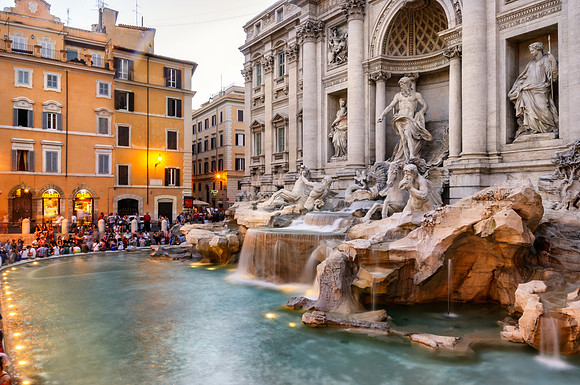 Trevi Fountain Rome Italy