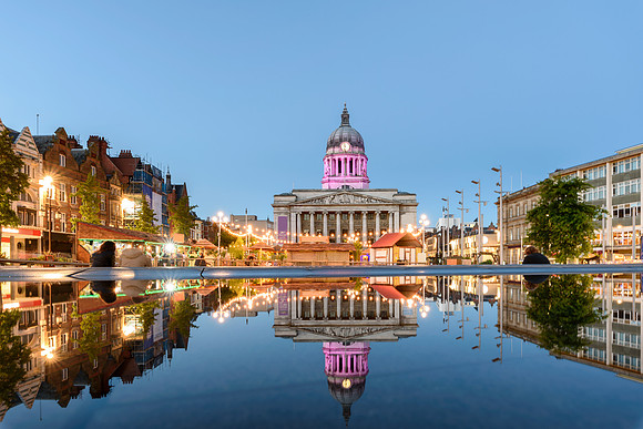 Nottingham town hall  England