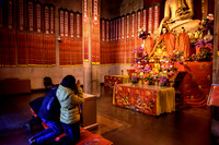 Prayer in Temple, China