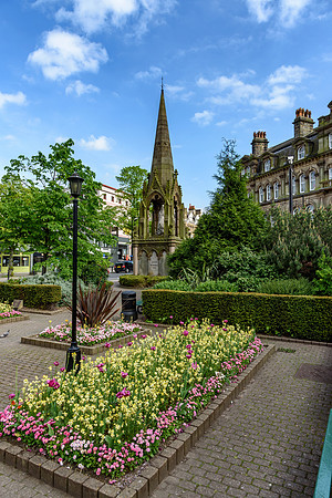 Queen Victoria Statue, Harrogate, North Yorkshire England UK