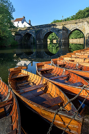 Boats River Wear Durham England UK