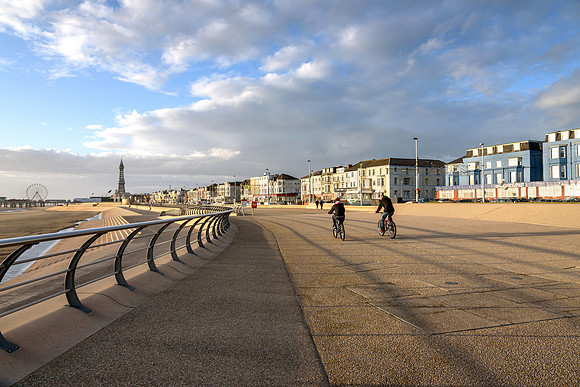 Blackpool beach Lacashire England