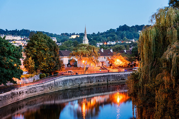 River Avon, Bath city Enland UK