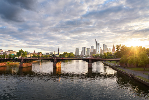 Frankfurt Sunset Germany