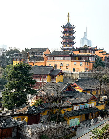 Chinese Temple in Nanjing