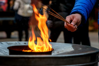 Lighting incense stick