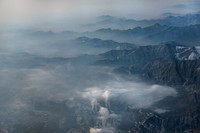 Aerial View China Mountain