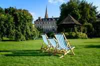 Sun Loungers Parade Garden Bath England