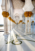 Sheikh Zayed Mosque Abu Dhabi Corridor