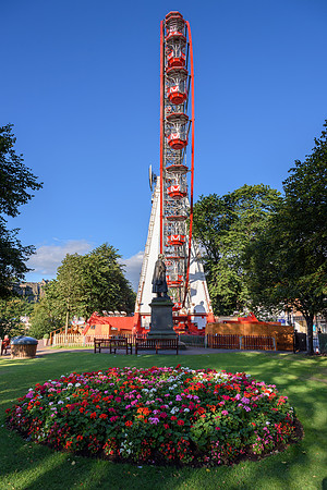Ferris wheel Edinburgh Scotland UK