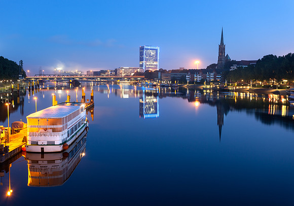 River Weser Bremen Germany