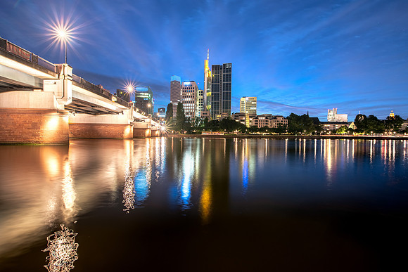 Financial district Frankfurt