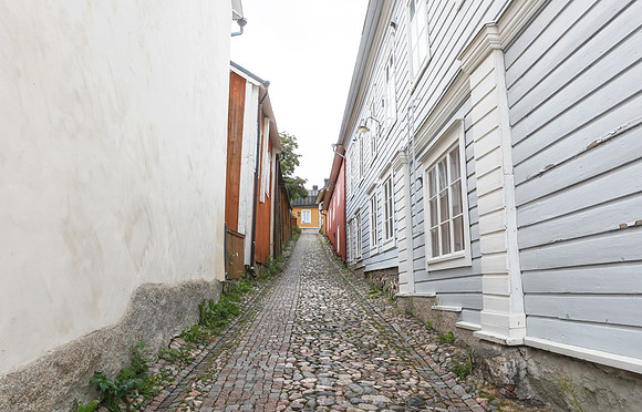 Cobbled street Porvoo Finland