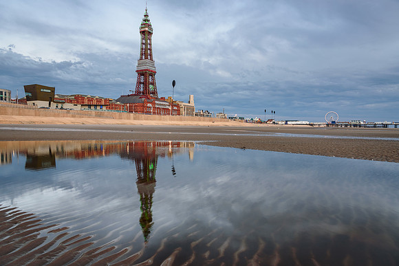 Blackpool tower, Lancashire, England