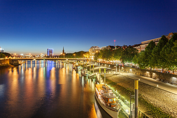Weser River Bremen Germany