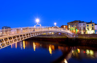 Ha'penny bridge Dublin Ireland