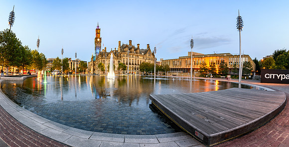 City Park Square Bradford UK