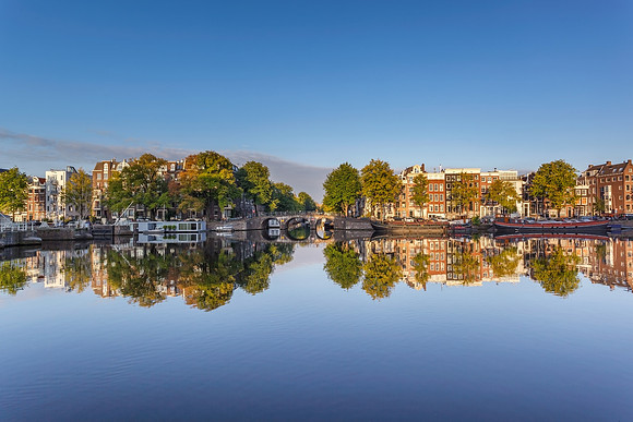Amstel Canal-Amsterdam Netherland