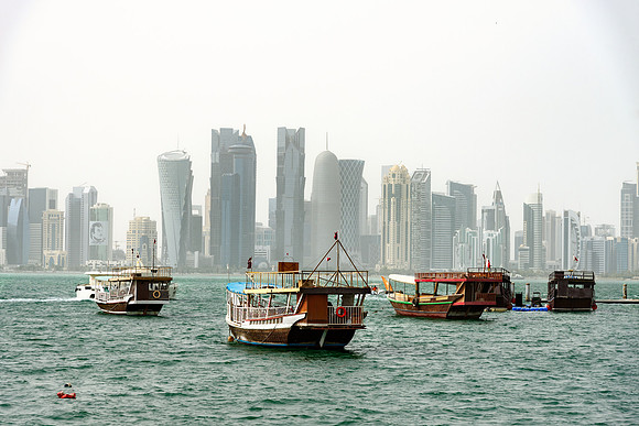 Doha Qatar Skyline