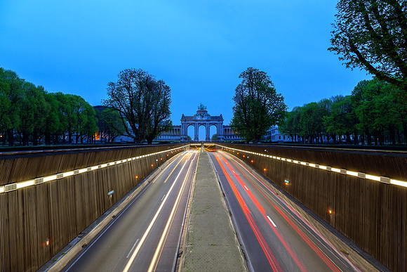 Road to Arch de Triumph Brussels