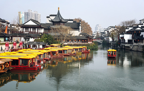 Qinhuai River Nanjing China