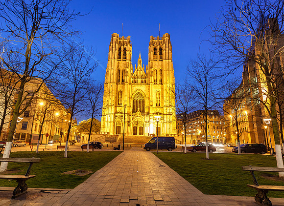 St Michael Cathedral Brussels Belgium